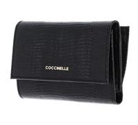 COCCINELLE Metallic Lizard Wallet Noir