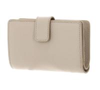 Coccinelle Leder Geldbörse Metallic Soft Mini Wallet Grained Leather Sandshell beige