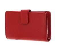 Coccinelle Leder Geldbörse Metallic Soft Mini Wallet Grained Leather Scarlet rot