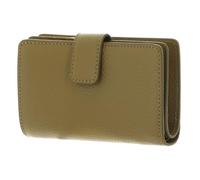 COCCINELLE Metallic Soft Mini Wallet Grained Leather Seagrass