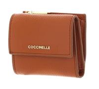COCCINELLE Metallic Soft Wallet Grained Leather Crab