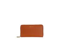 Coccinelle Geldbörse Metallic Soft Wallet – genarbtes Leder – Crab Hellbraun