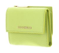 Coccinelle Leder Geldbörse Metallic Soft Wallet Grained Leather Green Glow hellgrün