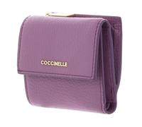 COCCINELLE Metallic Soft Wallet Grained Leather Jellyfish