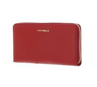 Coccinelle Geldbörse Metallic Soft – genarbtes Leder, Damen, Scarlet rot