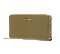 Coccinelle Metallic Soft RFID Geldbörse olivgrün, Leder, Damen