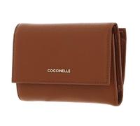 Coccinelle Leder Geldbörse Metallic Soft Wallet Grainy Leather Cuir Terracotta