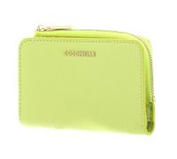 Coccinelle Leder Geldbörse Metallic Soft Wallet Green Glow hellgrün