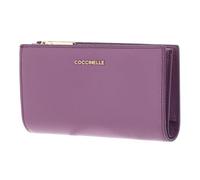 Coccinelle Leder Geldbörse Metallic Soft Wallet Jellyfish violett