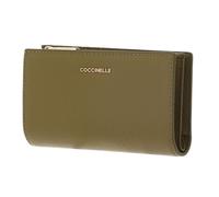 Coccinelle Metallic Soft RFID Geldbörse olivgrün, Leder, Damen