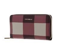 COCCINELLE Metallic Vichy Patch Wallet Mu. Wi. Ros / Berry