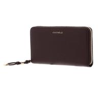 Coccinelle Leder Geldbörse Pansy Wallet Grained Leather Berry dunkelviolett