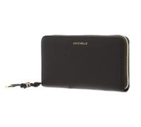 Coccinelle Leder Geldbörse Pansy Wallet Grained Leather Fango dunkelgrün