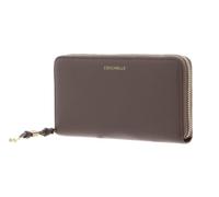Coccinelle Leder Geldbörse Pansy Wallet Grained Leather Warm Taupe