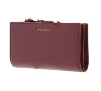 Coccinelle Leder Geldbörse Pansy Wallet Grained Leather Winter Rose Altrosa