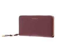 Coccinelle Leder Geldbörse Pansy Wallet Grained Leather Winter Rose Altrosa