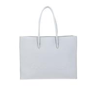 Coccinelle Myrtha Maxi Logo Shopper hellblau, Leder, Damen