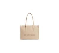 Coccinelle Leder Handtasche Myrtha26 Handbag Grained Leather Sandshell beige