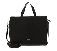 Coccinelle Leder Handtasche Schultertasche Boheme Handbag Grained Leather Bark dunkelbraun