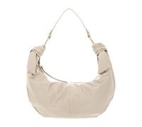 Coccinelle Leder Handtasche Schultertasche Furoshiki Handbag puffy Smooth Leather Sandshell beige