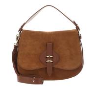 Coccinelle Leder Handtasche Schultertasche Mavery Suede BI Handbag Suede Leather/Micro Gra. Le. Cognac/Cognac braun