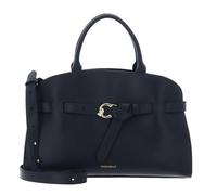 Coccinelle Leder Handtasche Schultertasche Sabine Handbag Midnight Blue dunkelblau