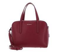 COCCINELLE Swap Handbag Grained Leather Garnet Red