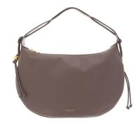 Coccinelle Leder Handtasche Schultertasche Thess Handbag Grained Leather Warm Taupe