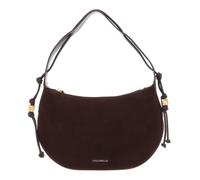 Coccinelle Leder Handtasche Schultertasche Thess Handbag Suede Le. / Grained Le. Brunette/Brunet dunkelbraun