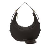 Coccinelle Leder Handtasche Schultertasche Whisper Grained Leather Mini Bag Fango dunkelgrün