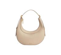 Coccinelle Leder Handtasche Schultertasche Whisper Grained Leather Mini Bag Sandshell beige