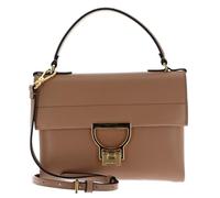 Coccinelle Leder Handtasche Umhängetasche Arlettis Handbag Skin hellbraun