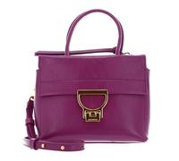 Coccinelle Leder Handtasche Umhängetasche Arlettis Rock Handbag Craquele Leather Dahlia violett