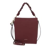 COCCINELLE Boheme Grana Double Handbag Double Grainy Leather Brandy / Gren. Red