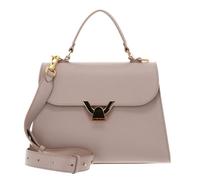 Coccinelle Leder Handtasche Umhängetasche Dew Grained Leather Handbag Rosette beige