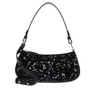 Coccinelle Schultertasche Merveille – fein genarbtes Leder – schwarz – Damen