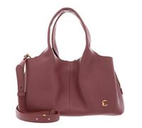 Coccinelle Leder Handtasche Umhängetasche Nell Handbag Grained Leather Winter Rose altrosa