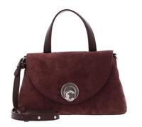Coccinelle Leder Handtasche Umhängetasche Nikla Suede Bim Handbag Berry/Berry dunkelviolett