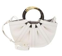 Coccinelle Leder Handtasche Umhängetasche Shell Handbag Smooth Leather Pearl creme