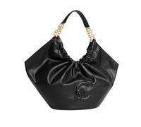 Coccinelle Smash Beuteltasche schwarz, genarbtes Leder, Damen