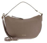 Coccinelle Leder Henkeltasche Umhängetasche C-Easy Handle Bag Warm Taupe
