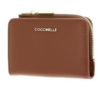 Coccinelle Leder Kartenetui Metallic Soft Credit Card Holder Cognac braun