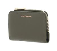 Coccinelle Leder Kartenetui Metallic Soft Credit Card Holder Laurel Green olivgrün