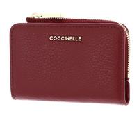 Coccinelle Leder Kartenetui Metallic Soft Credit Card Holder Ribes Beere