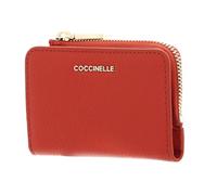 Coccinelle Leder Kartenetui Metallic Soft Credit Card Holder Tangerine orange
