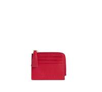 Coccinelle Leder Kartenetui Tassel Credit Card Holder Scarlet rot