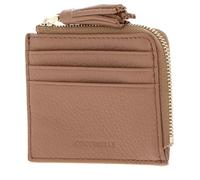 Coccinelle Leder Kartenetui Tassel Credit Card Holder Skin Hellbraun