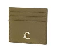 Coccinelle Leder Kartenhalter C-Me Document Holder Grained Leather Seagrass Khaki