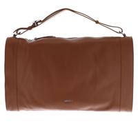 COCCINELLE Leder Reisetasche Elinor Handbag Grained Leather Cognac braun