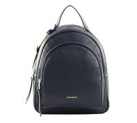 COCCINELLE Malory Backpack Grained Leather Midnight Blue 